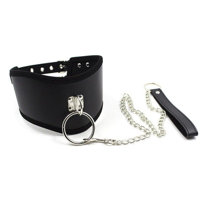 BDSM Bondage SM Kit Women Neck Collar Restraint Set Love Black Slave