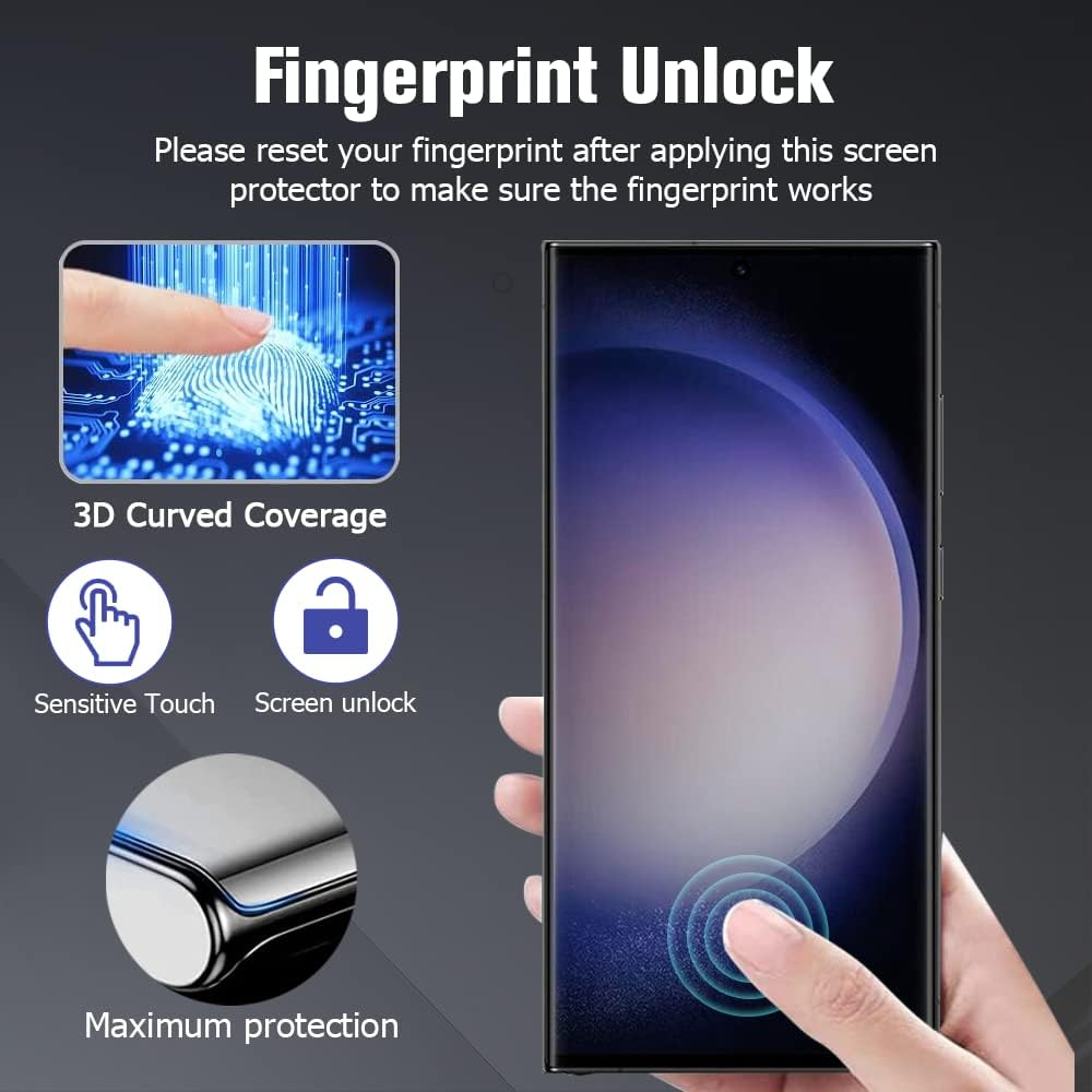 Tempered Glass Screen Protector Lens Hydrogel For Samsung S23 S22