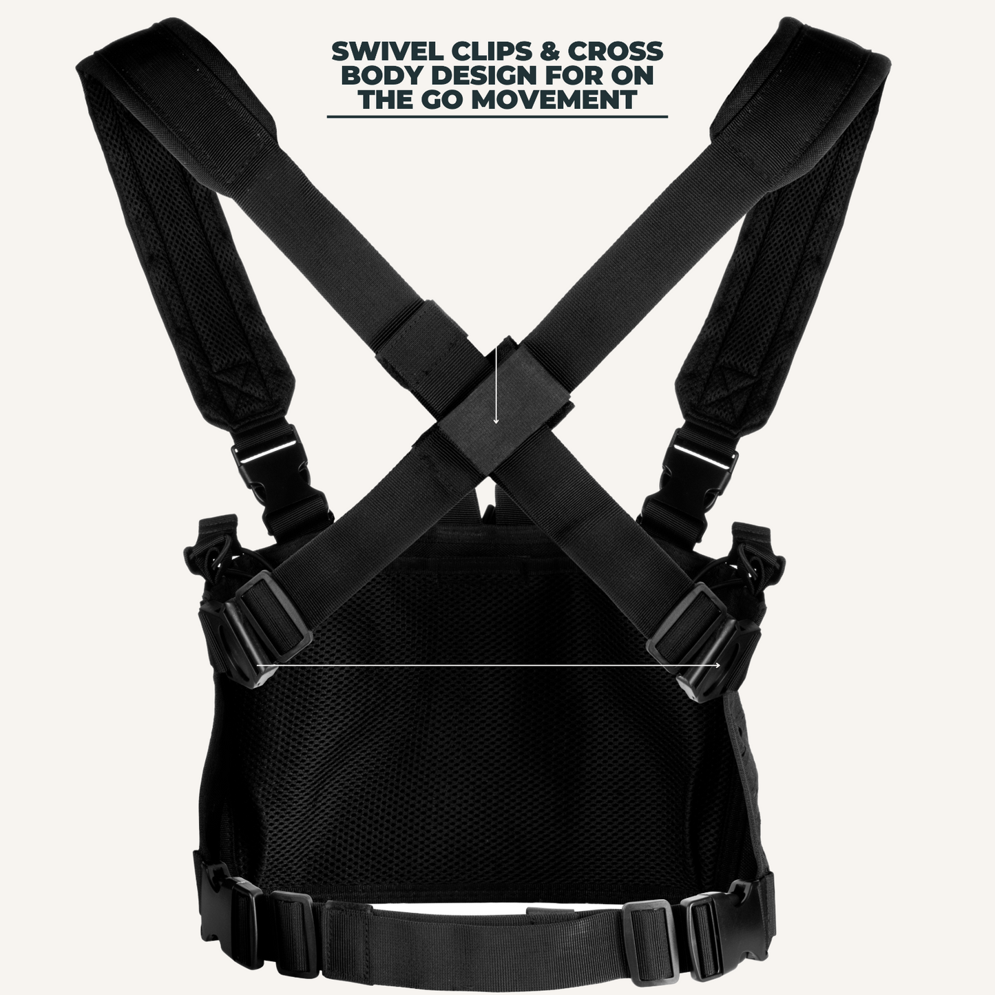 Tactical Chest Rig Vest Kangaroo Magazine Pouch Military Recon Harness