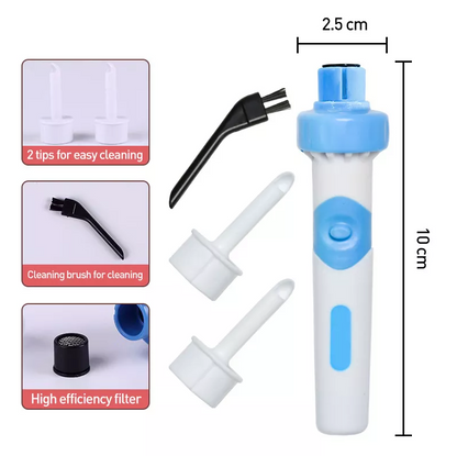 Safety Electric Cordless Vacuum Ear Cleaner Wax Remover Painless