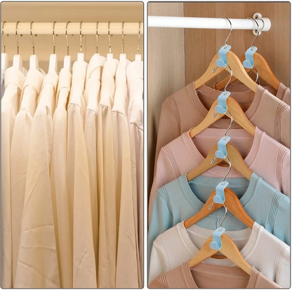 40 PCS Clothes Hanger Connector Hooks Closet Hangers Organizer Space