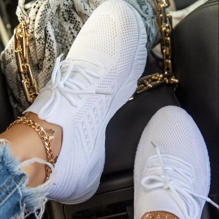 Womens Running Trainers Ladies Sneakers Slip On Walking Gym Comfy