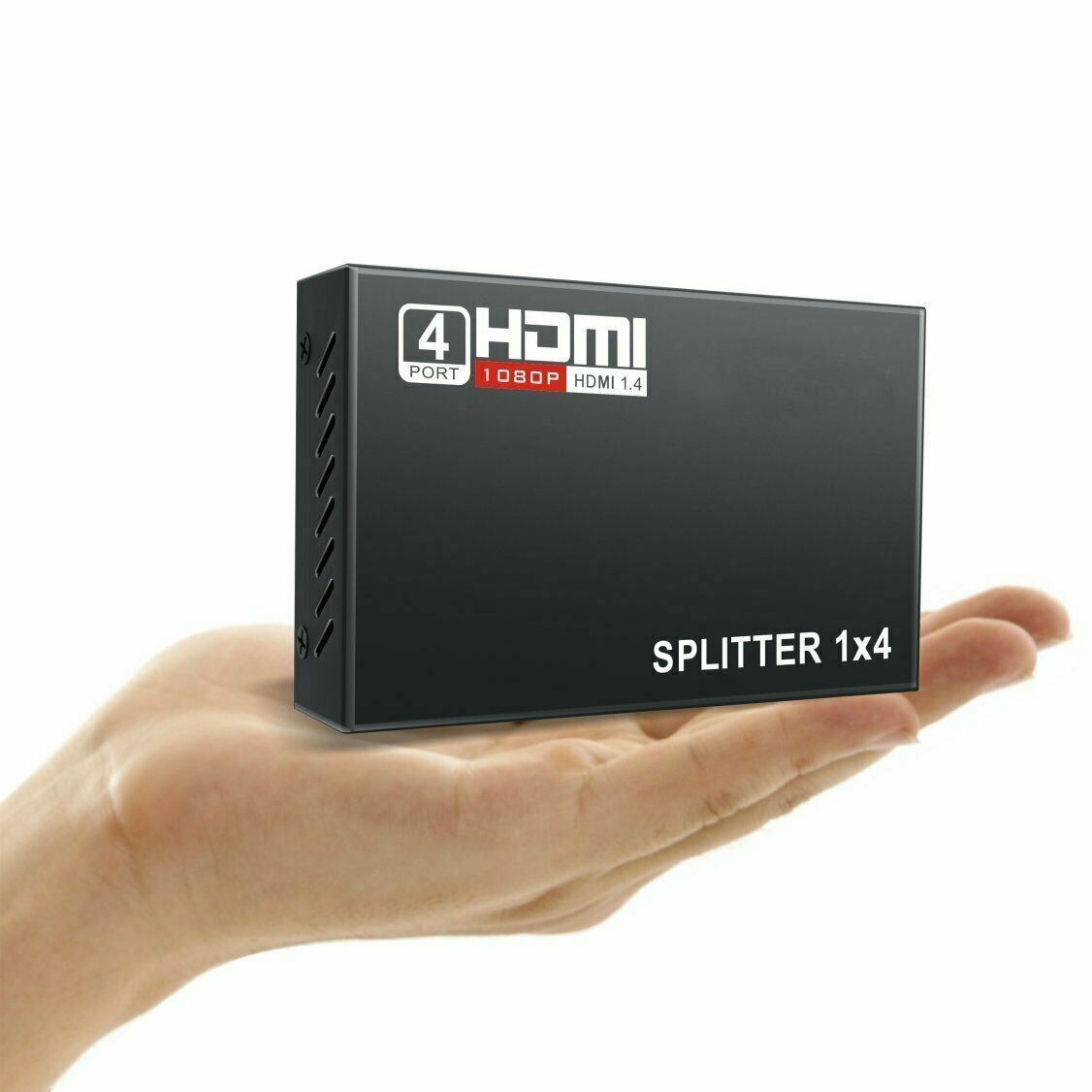 4 Port HDMI 4K Hub Multi Splitter & Amplifier For 3D HDTV 1080P 1X4 1