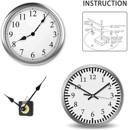DIY Clock Movement Quartz Mechanism Wall Replacement Repair Tool Parts