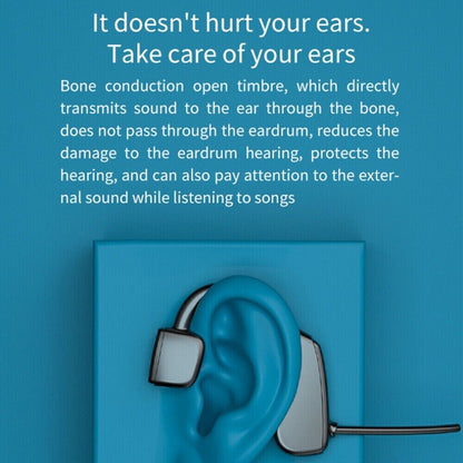 Bone Conduction Headphones Bluetooth 5.1 Wireless Headset Earbuds
