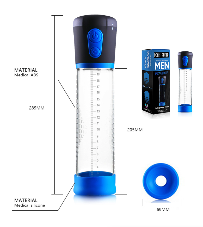 Vacuum Penis Pump For Male ED Enhancement Erectile Enlargement Penis