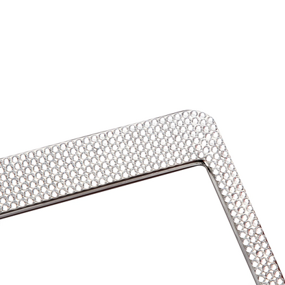 2PCS Bling License Plate Frame Glitter Crystal Sparkling Rhinestone