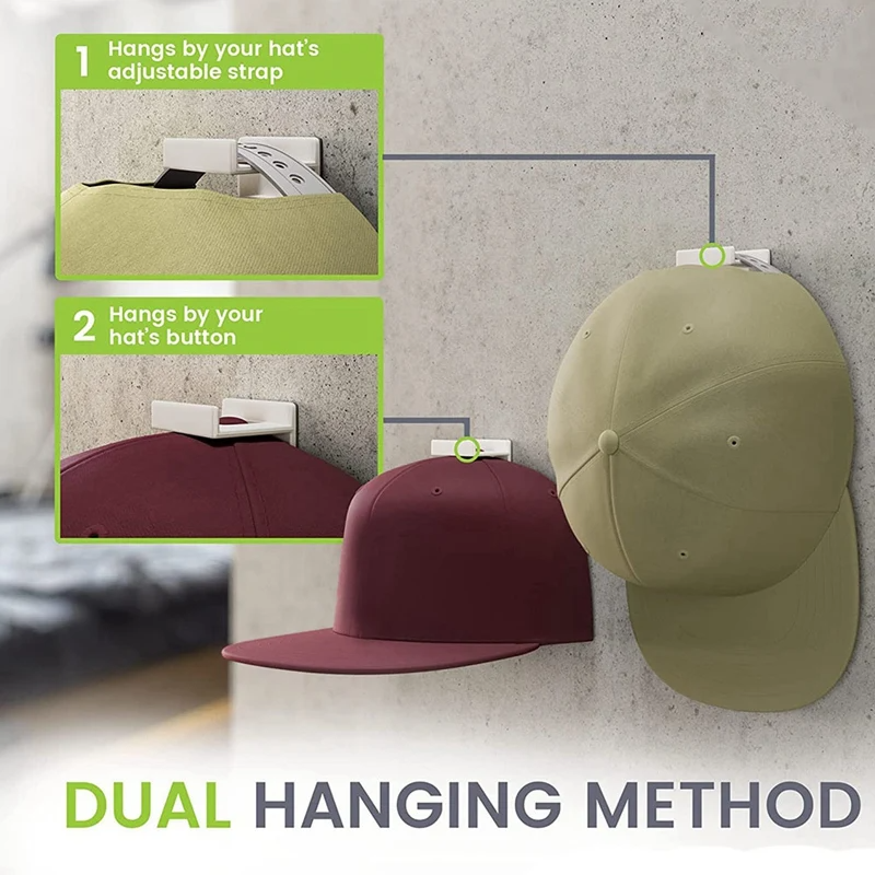 Baseball Cap Hat Rack Wall Door Hanger Holder Storage Organize 12