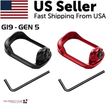 Anodized Aluminum Flared Magwell For Glock 19/17/22/24/31/34/35/37 Gen