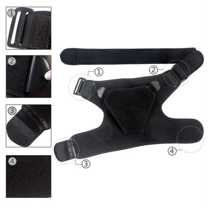 Shoulder Brace Support Compression Sleeve Torn Rotator Cuff AC Joint