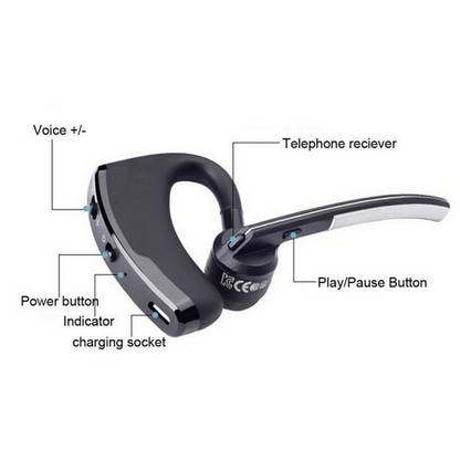 Bluetooth Earpiece Wireless Headset Noise Cancelling Headphones Driver