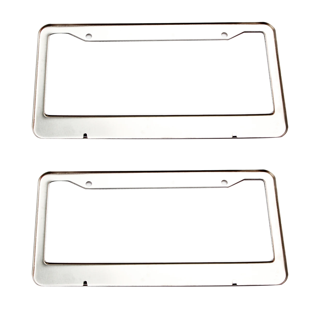 2PCS Bling License Plate Frame Glitter Crystal Sparkling Rhinestone