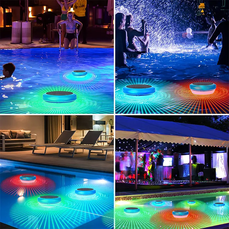 Solar LED RGB Light Outdoor Garden Pond Swimming Pool Floating