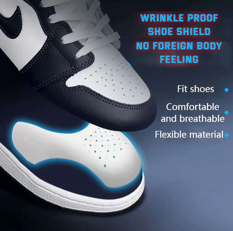 5 Pairs Shoe Protector Anti Crease Force Fields Cover Toe Cap Creasing
