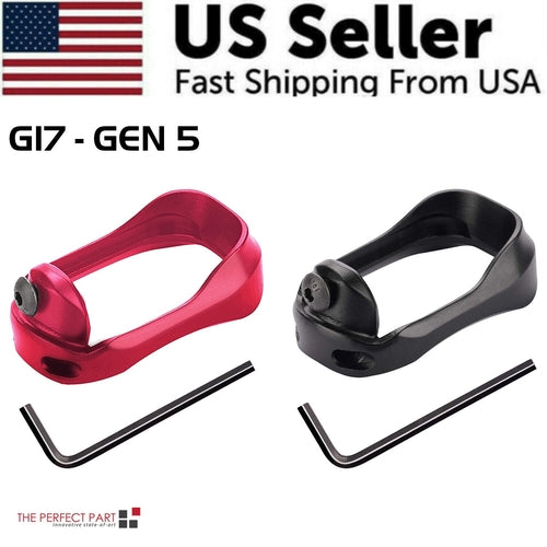 Anodized Aluminum Flared Magwell For Glock 19/17/22/24/31/34/35/37 Gen