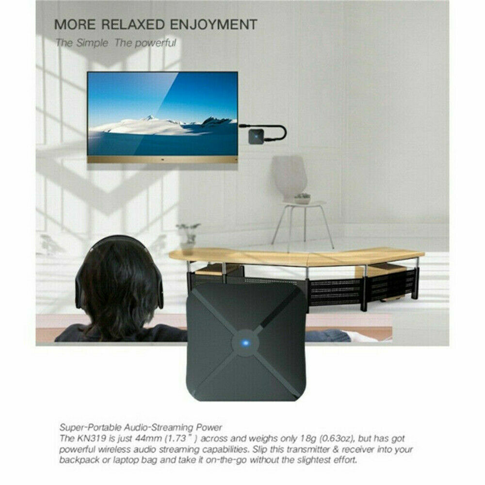 2in1 Bluetooth Transmitter Receiver Wireless Adapter TV Home Stereo