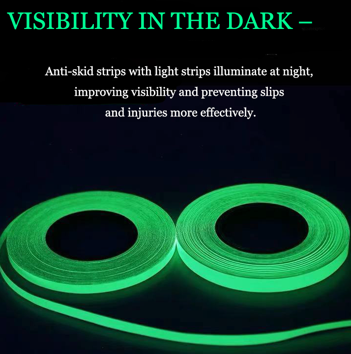 2PC Luminous Tape Self Adhesive Glow In The Dark Wall Sticker