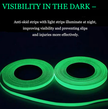 2PC Luminous Tape Self Adhesive Glow In The Dark Wall Sticker