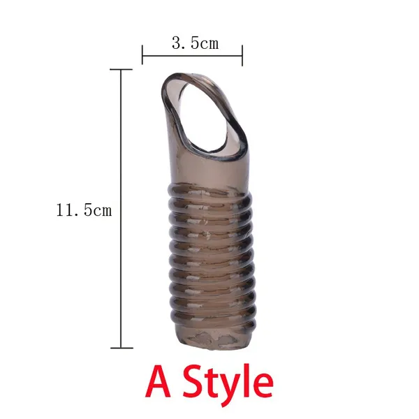 2PCS Reusable Cock Ring Glans Penis Enlarger Delayed Ejaculation