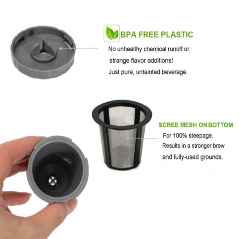 3 Pack My K-Cup Coffee Filter Reusable Replacement Refillable Holder