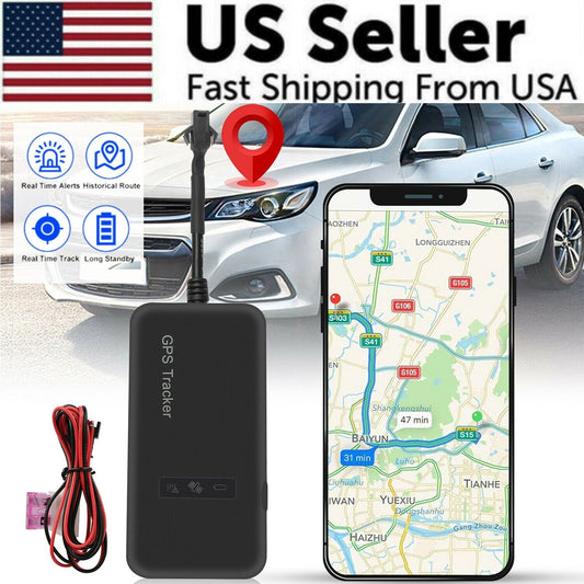 Real Time GPS Tracker Tracking Locator Device GPRS GSM Car/Motorcycle