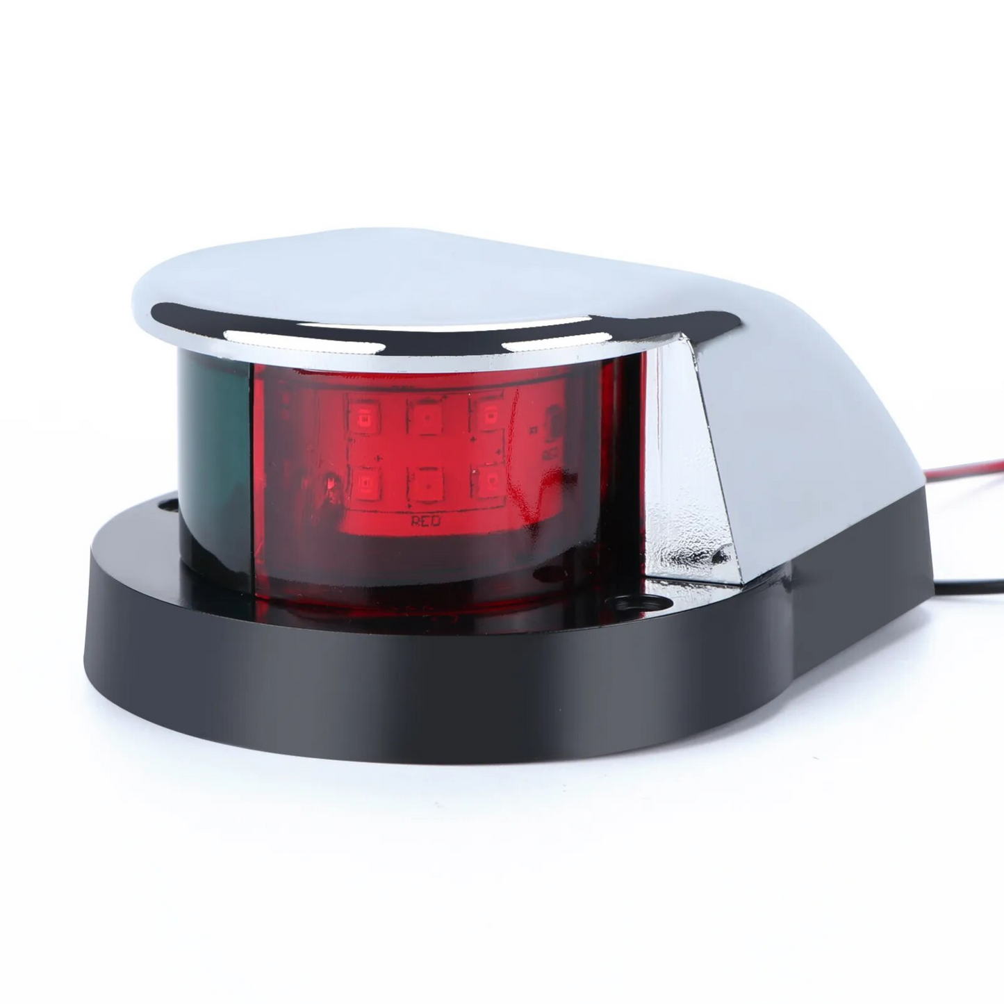 Waterproof Boat Navigation Light LED Bow Marine Front Pontoon Lamp Red