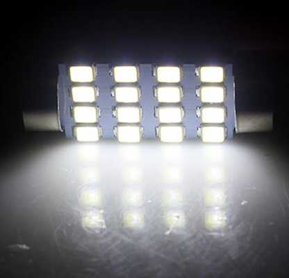 28pcs Car Interior White Combo LED Map Dome Door Trunk License Plate