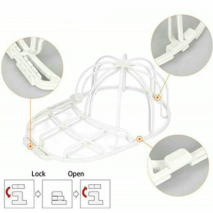 3 Pack Hat Washer Baseball Cap Cleaner Machine Washing Cage Holder