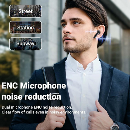 Bluetooth Earbuds Headset 5.3 Wireless Noise Cancelling TWS Trucker
