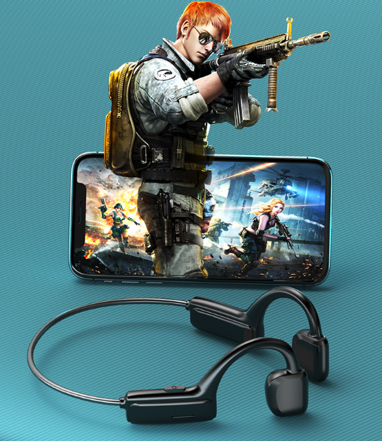 Bone Conduction Headphones Bluetooth 5.1 Wireless Earbuds Outdoor
