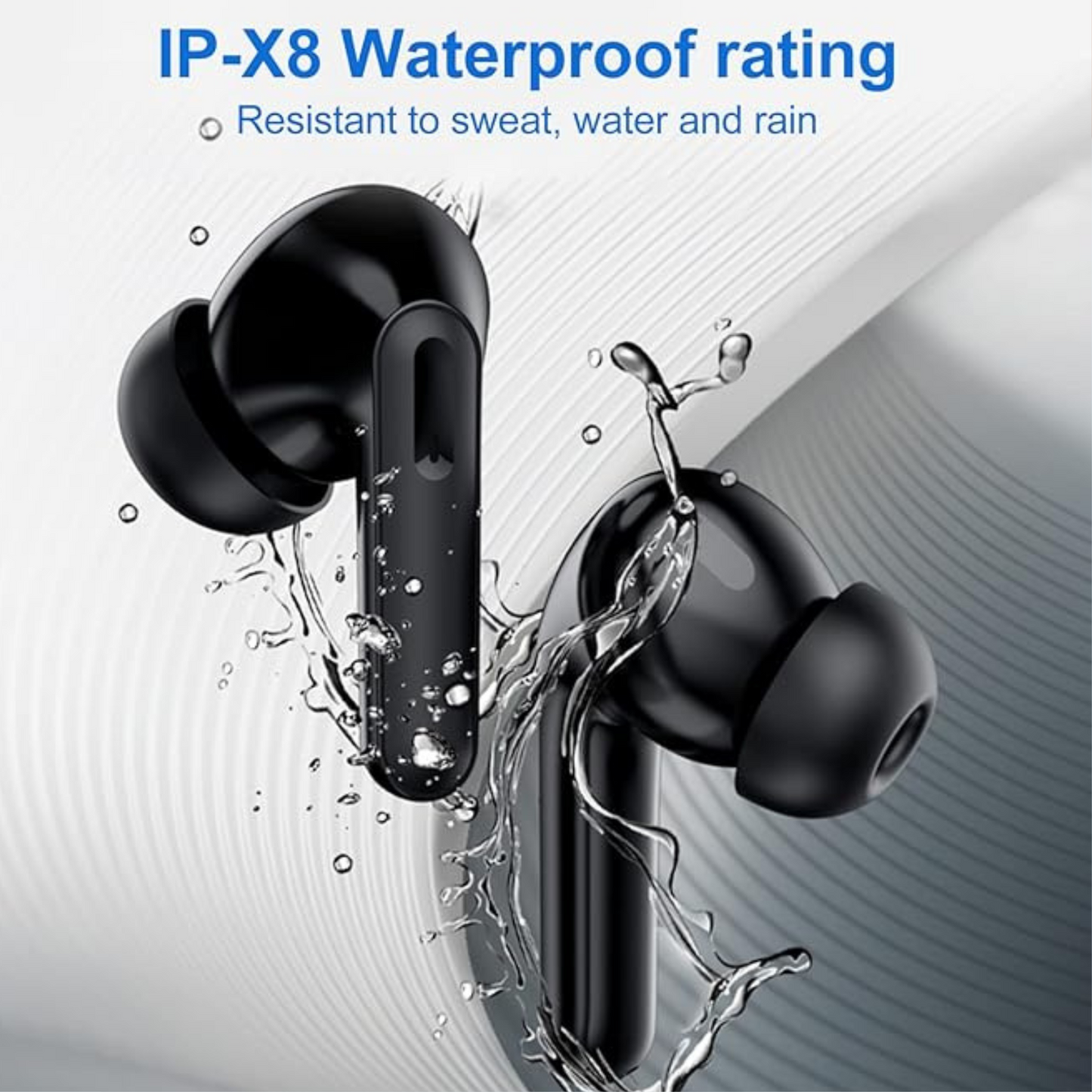 Bluetooth Earbuds Headset 5.3 Wireless Noise Cancelling TWS Trucker