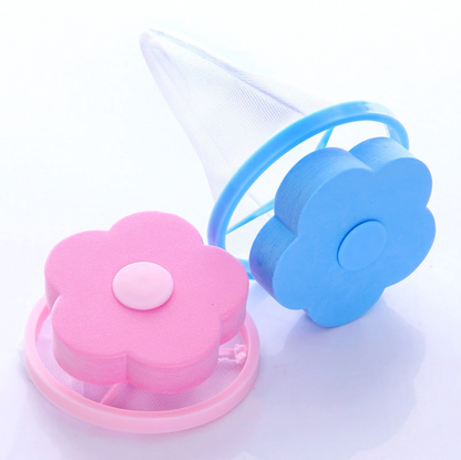 2 Pcs Floating Pet Fur Catcher Laundry Lint Pet Hair Remover For