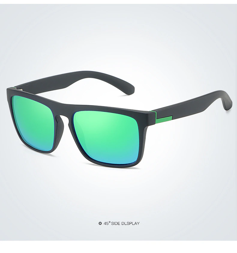 Square Polarized Sunglasses For Men Women Outdoor Sports Driving