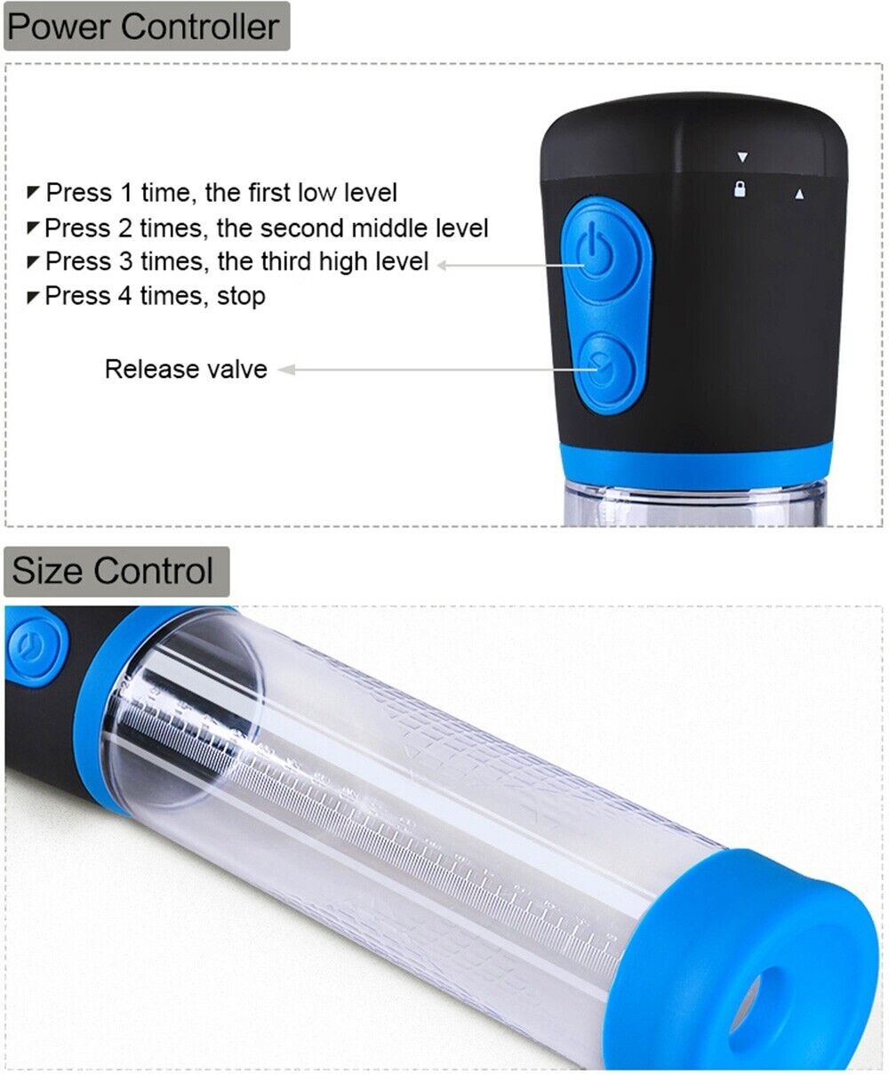 Vacuum Penis Pump For Male ED Enhancement Erectile Enlargement Penis
