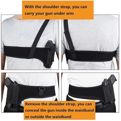 Tactical Concealed Carry Shoulder Waist Pistol Hand Gun Holder Holster