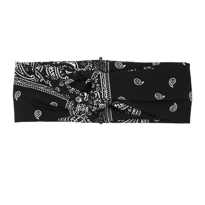 3PCS Boho Headbands Leopard Hair Bands Knotted Turban Wraps Stripe