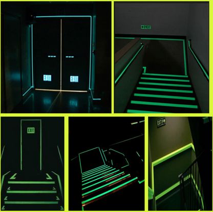 2PC Luminous Tape Self Adhesive Glow In The Dark Wall Sticker