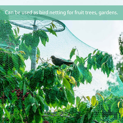 33FT Anti Bird Netting Pond Net Protection Tree Crops Plants Fruits