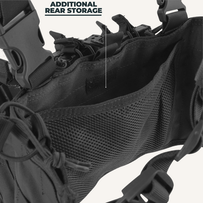 Tactical Chest Rig Vest Kangaroo Magazine Pouch Military Recon Harness