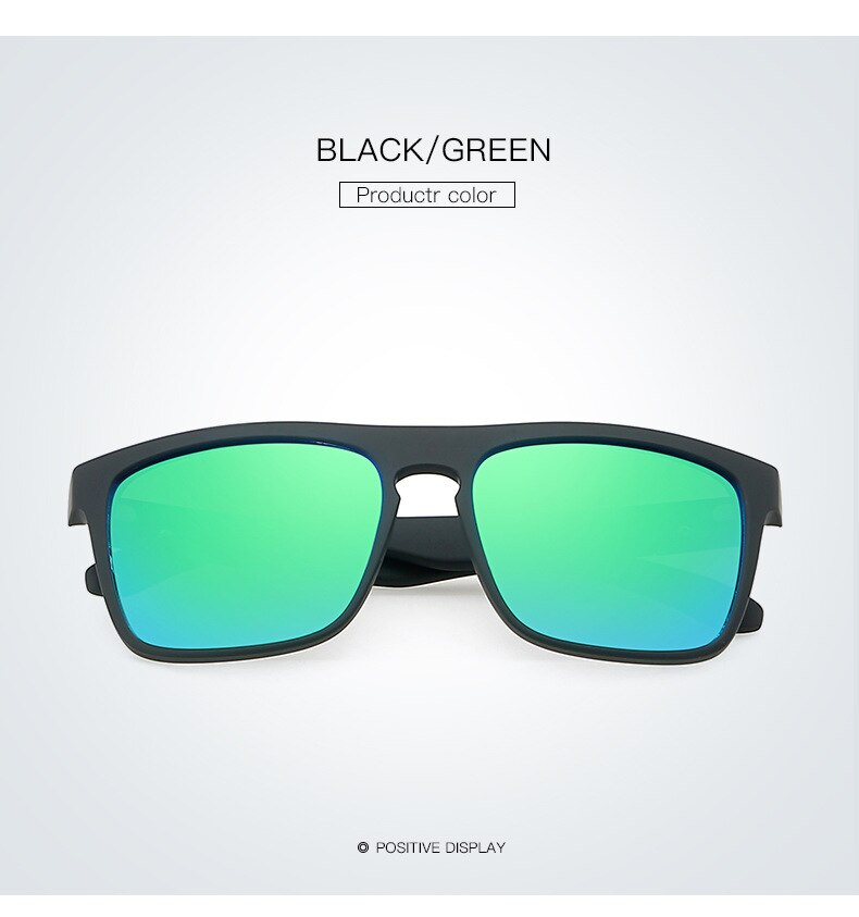 Square Polarized Sunglasses For Men Women Outdoor Sports Driving