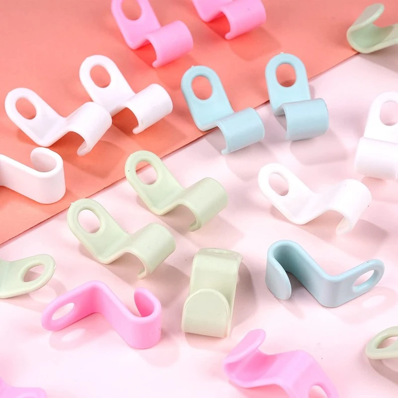 40 PCS Clothes Hanger Connector Hooks Closet Hangers Organizer Space
