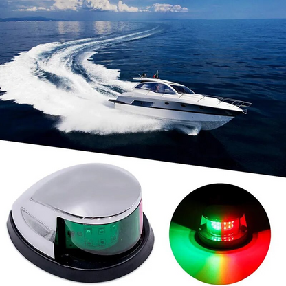 Waterproof Boat Navigation Light LED Bow Marine Front Pontoon Lamp Red
