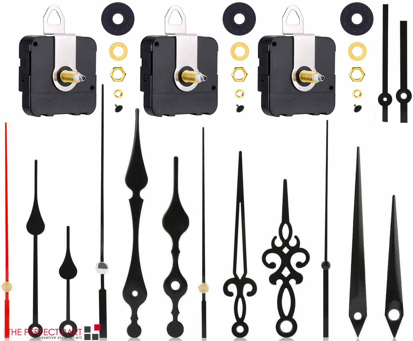 DIY Clock Movement Quartz Mechanism Wall Replacement Repair Tool Parts