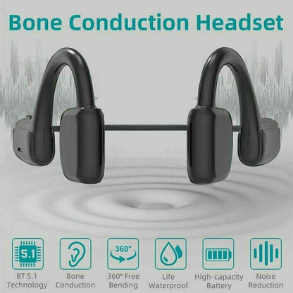 Bone Conduction Headphones Bluetooth 5.1 Wireless Earbuds Outdoor