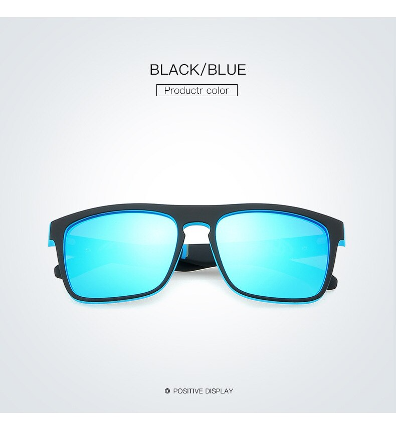 Square Polarized Sunglasses For Men Women Outdoor Sports Driving