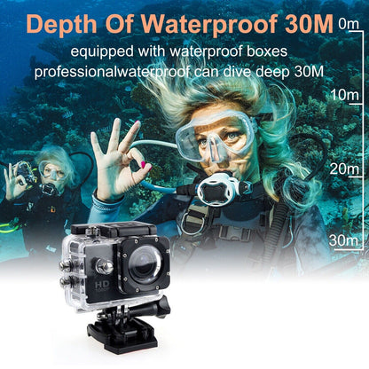 4K Action Sport Waterproof Camera 20 MP Recorder HD 1080P Camcorder