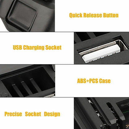 USB Battery Adapter Converter For 20V DEWALT Milwaukee M18 Convert To