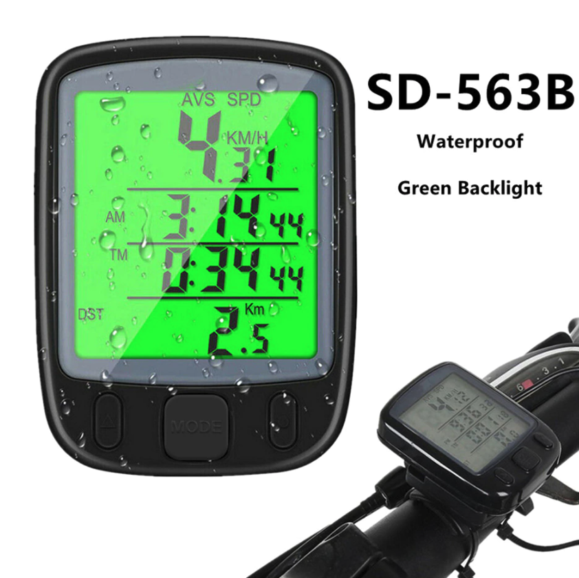 Bike Bicycle Speedometer Cycle Digital Odometer Computer Waterproof