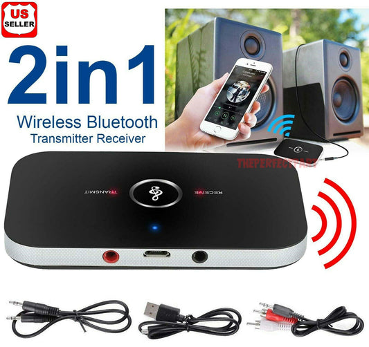 Bluetooth 5.0 Transmitter Receiver 2 IN 1 Wireless Audio 3.5mm Jack