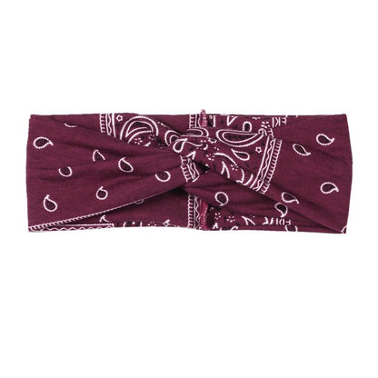 3PCS Boho Headbands Leopard Hair Bands Knotted Turban Wraps Stripe